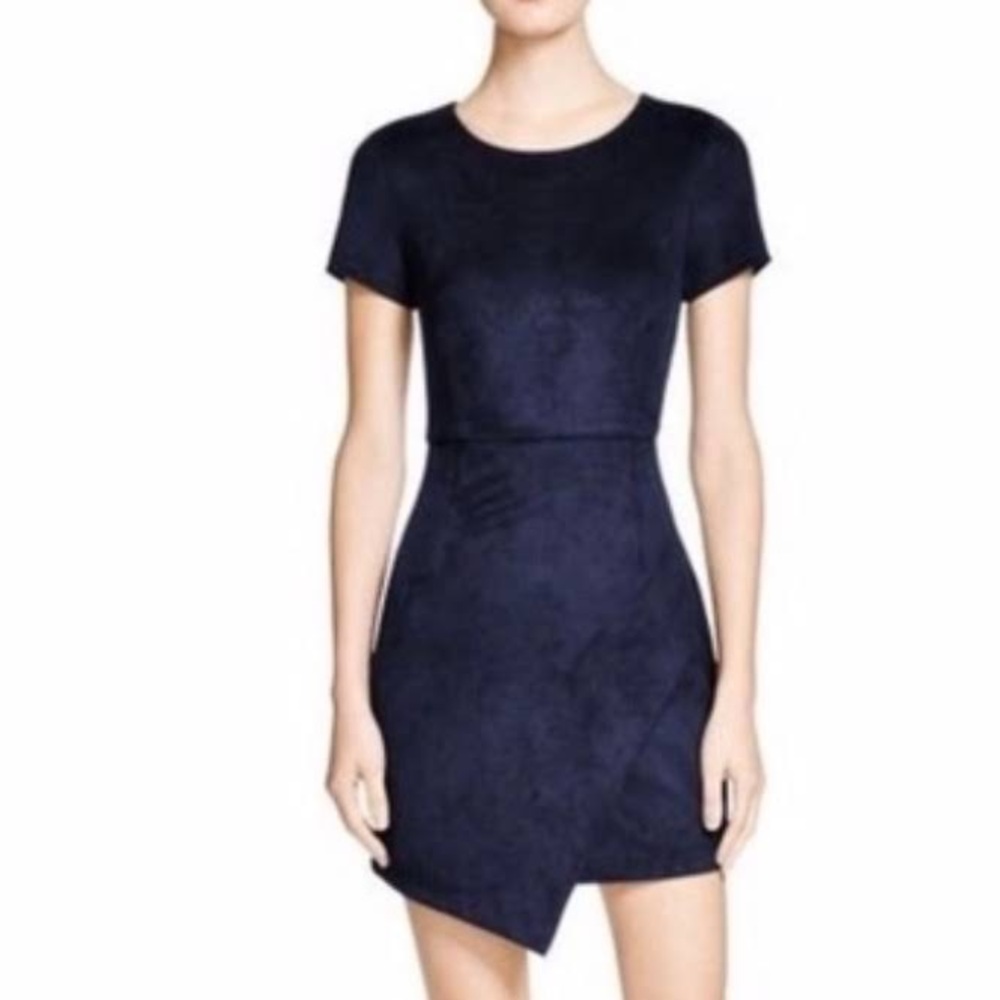 Aqua Suede Dress